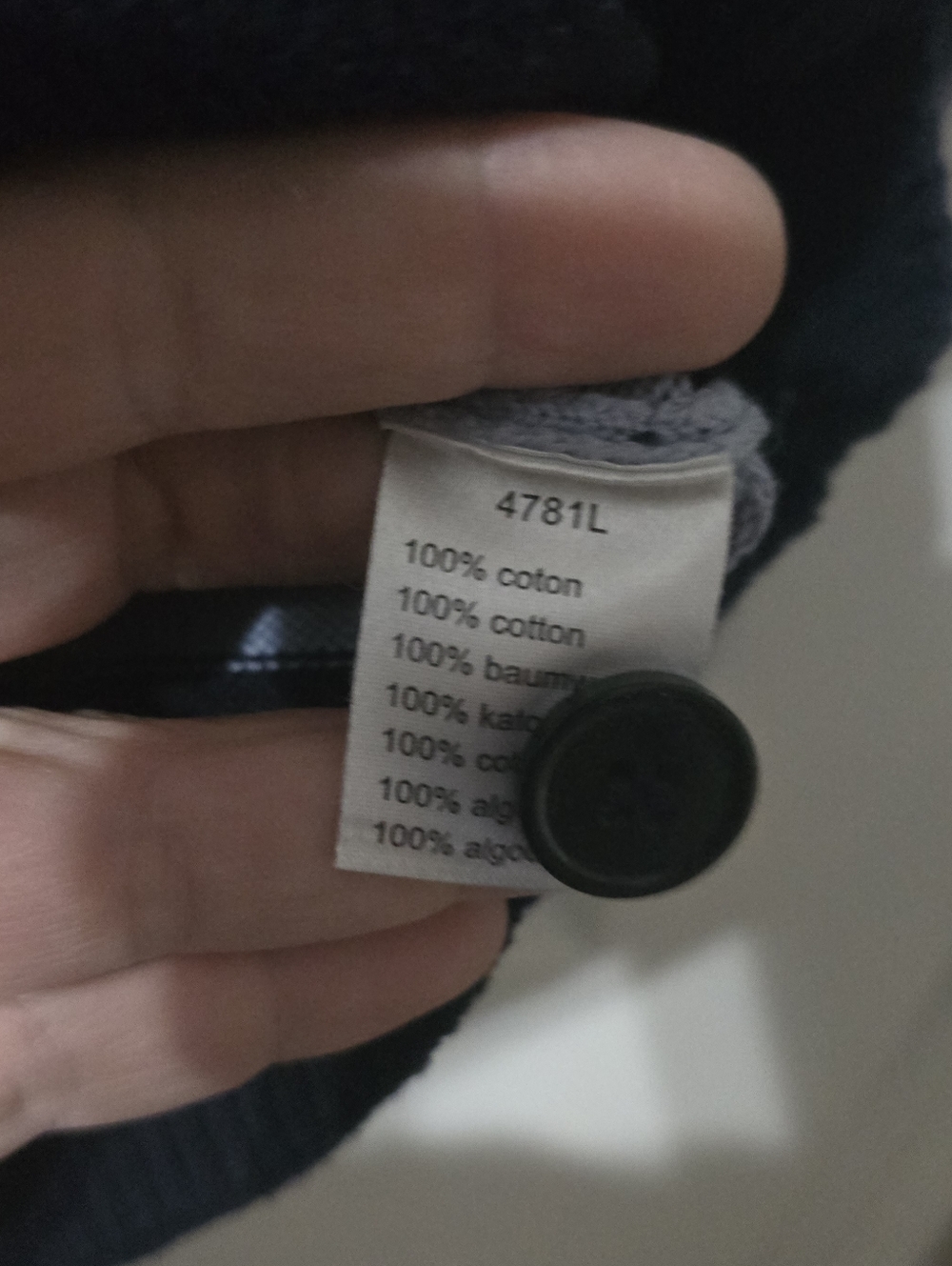 Y2K Lacoste Rugby Stripe Tunic Length Button Down Cotton Knit Cardigan Sweater. - Picture 12 of 12